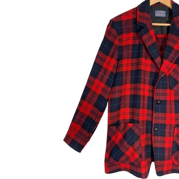 Vintage Pendleton Wool Blazer Sports Coat Jacket Size Medium - Picture 5 of 11